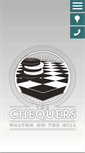 Mobile Screenshot of chequerspub.co.uk